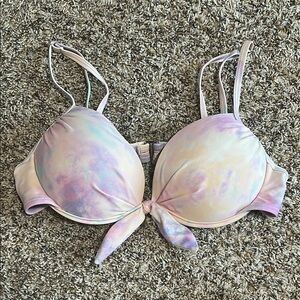 Pastel Tie-Dye Women's Bikini top
